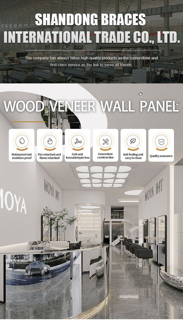 Interior Decoration Bamboo Charcoal mirror  Pvc Wall Panel (4)r99