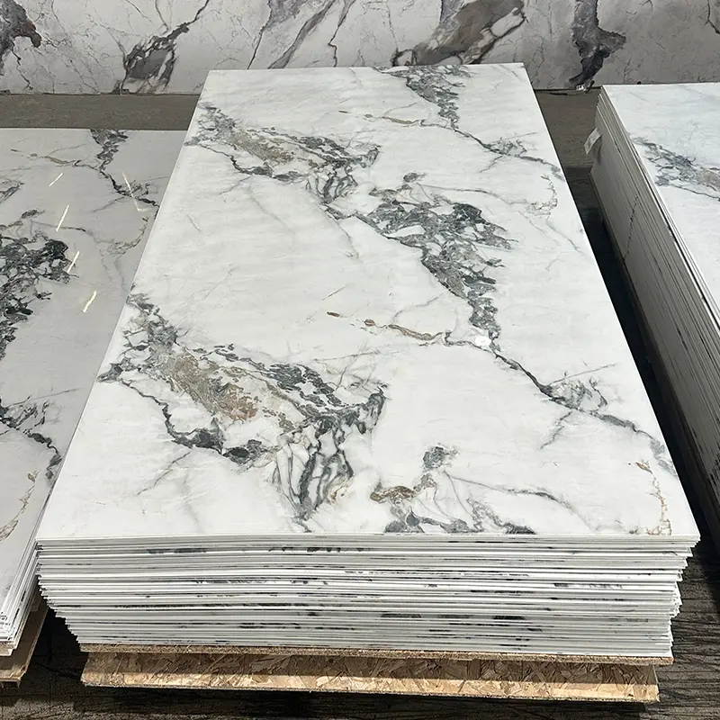 Waterproof and Moisture Proof PVC Marble Slab-1